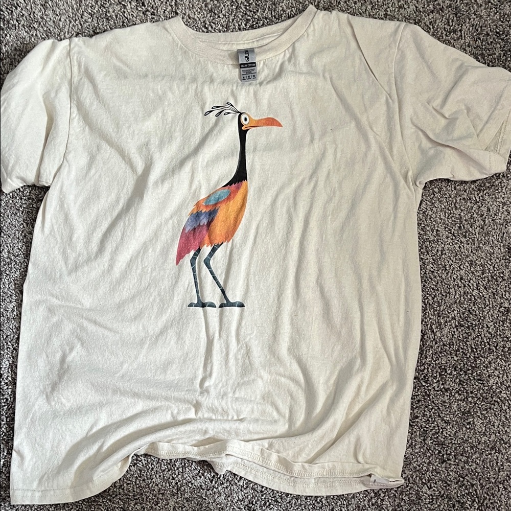 Disney Cream and Orange Short Sleeve Tee with Kevin